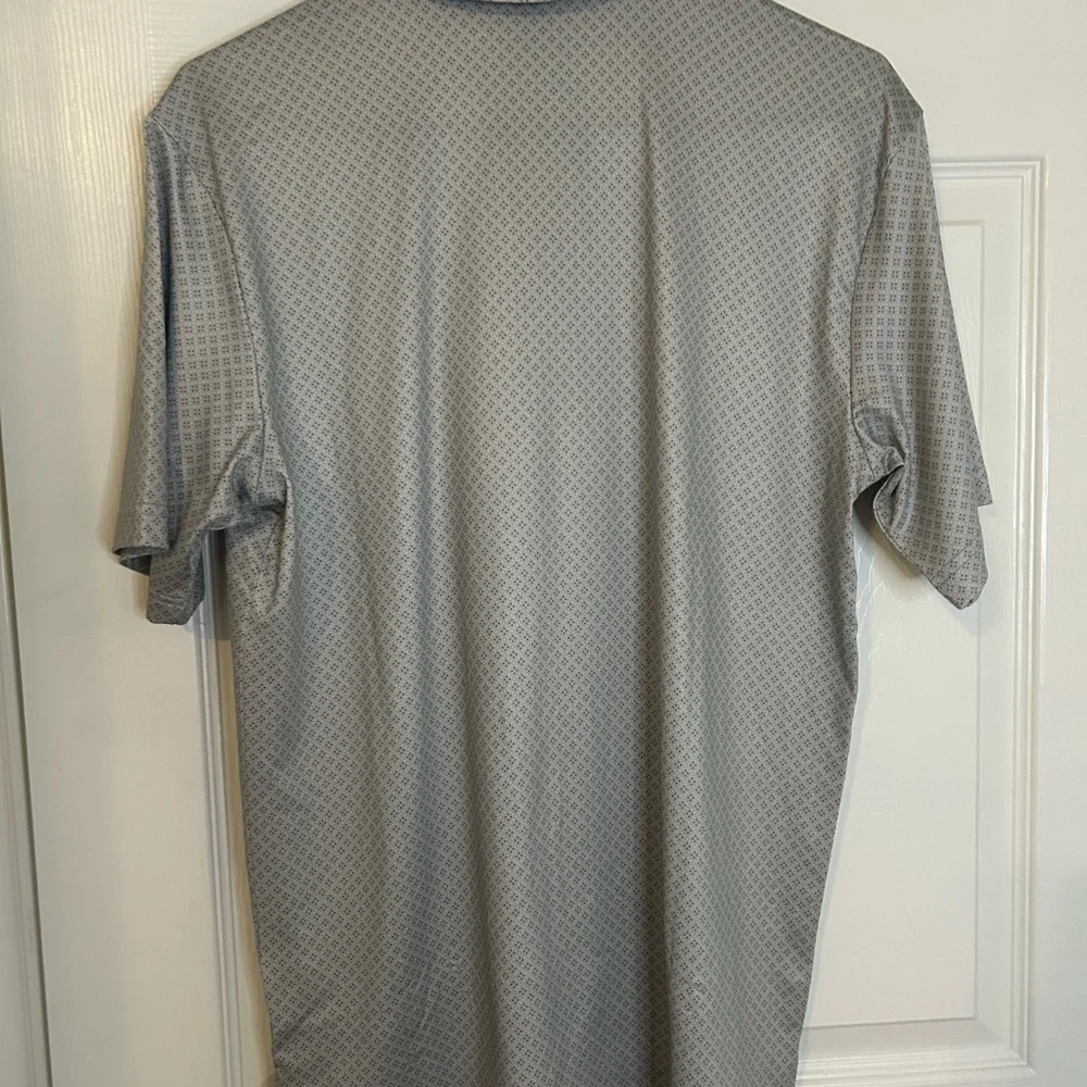 Adidas Gray Performance Polo Shirt golf lightweight